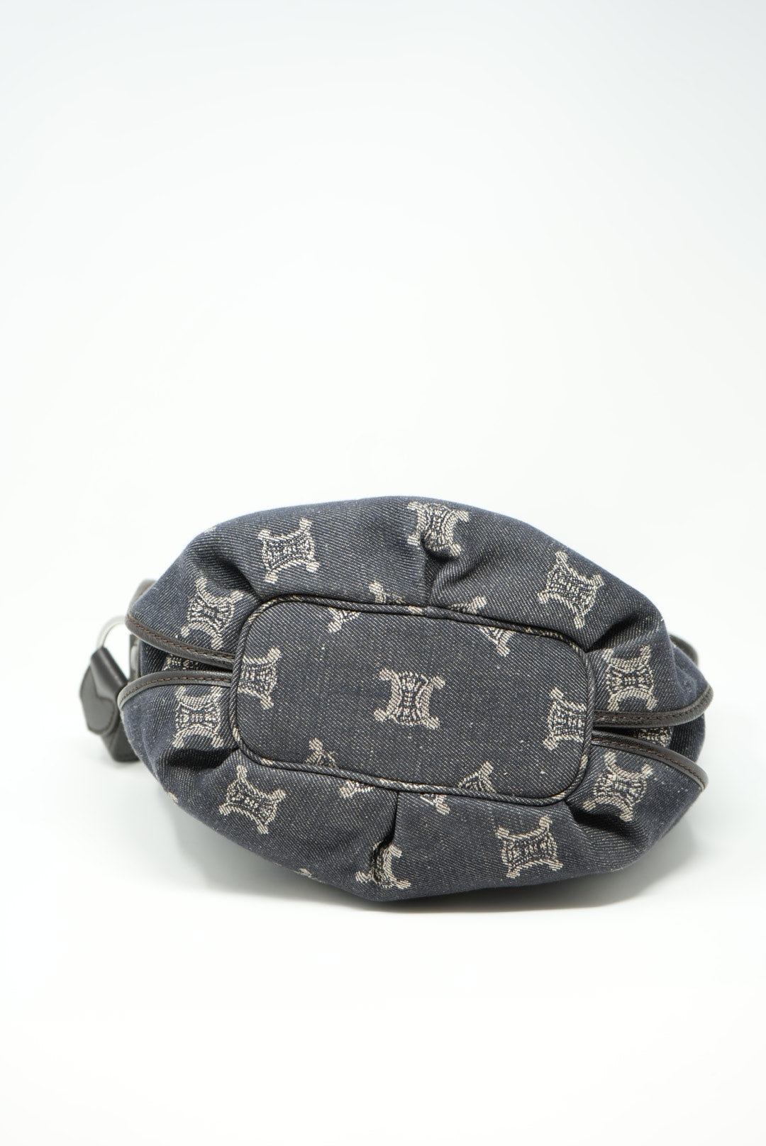 Celine triomphe Denim Shoulder Bag