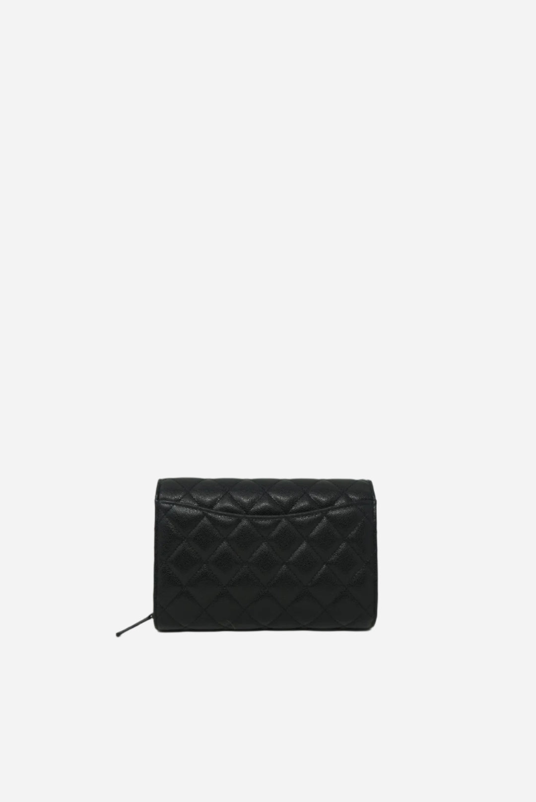Pre-Owned Chanel 2024 Caviar Classic Clutch with Chain NWT