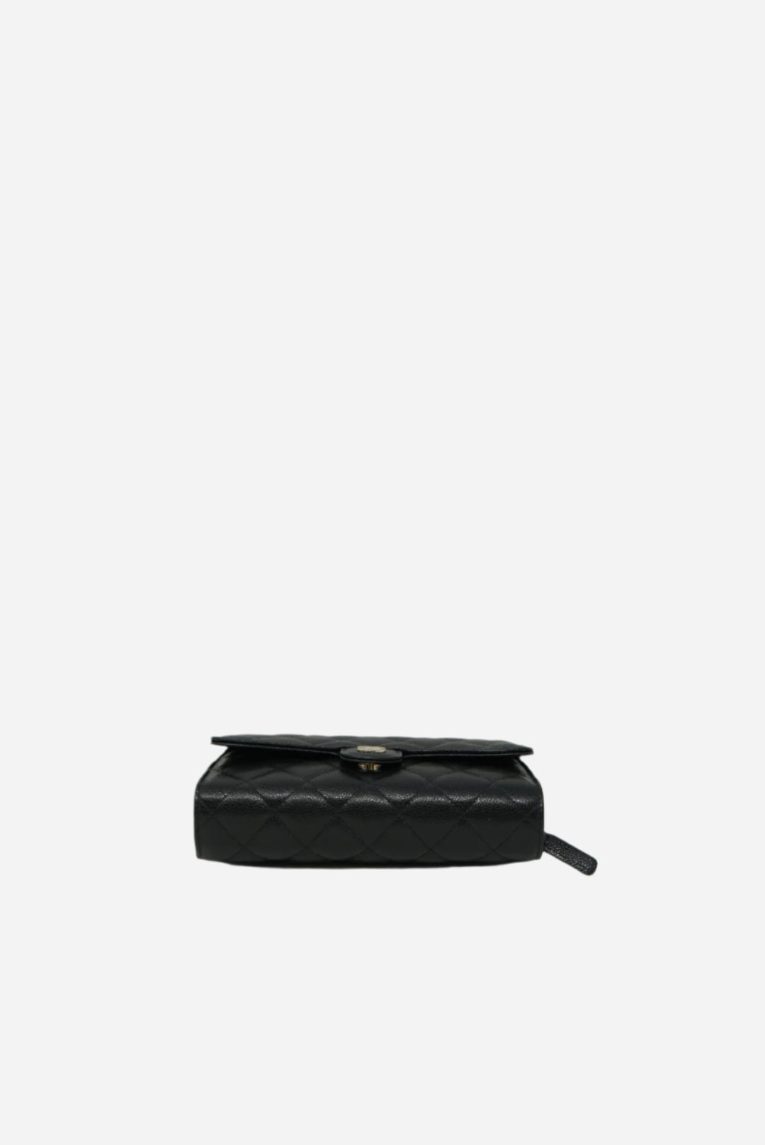 Pre-Owned Chanel 2024 Caviar Classic Clutch with Chain NWT