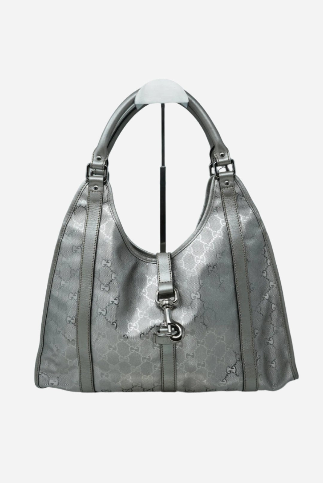 Gucci Imprime Silver GG Joy Shoulder Bag