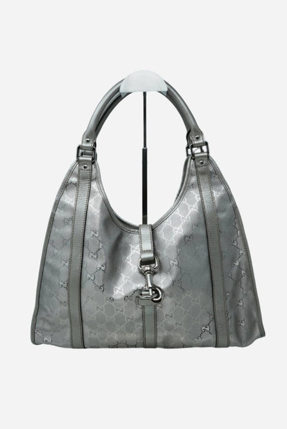 Gucci Imprime Silver GG Joy Shoulder Bag