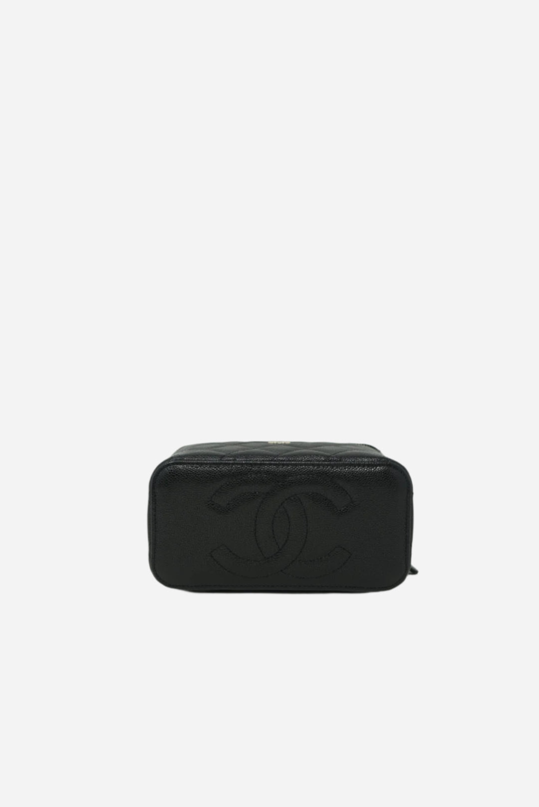 Pre-Owned Chanel 2023-2024 Caviar Long Vanity Case BrandNew