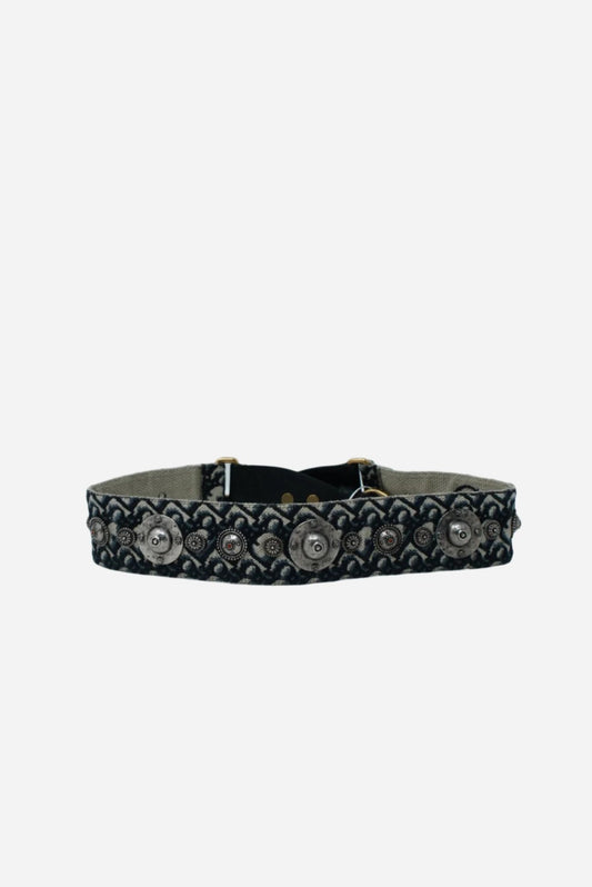 Christian Dior Shoulder Strap with Ring Blue Oblique