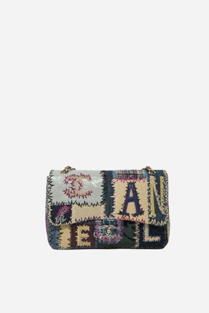Pre-Owned Chanel 2012 Jumbo Patchwork Single Flap Bag