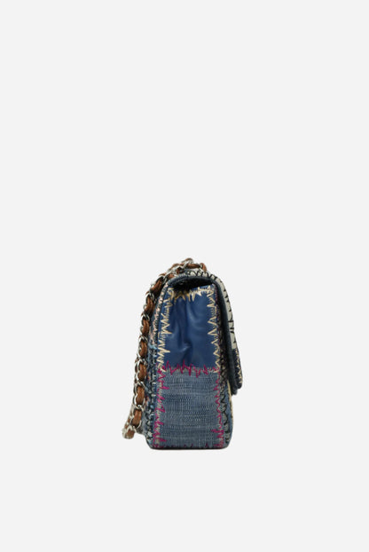 Pre-Owned Chanel 2012 Jumbo Patchwork Single Flap Bag