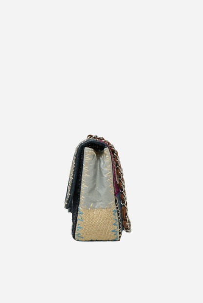 Pre-Owned Chanel 2012 Jumbo Patchwork Single Flap Bag