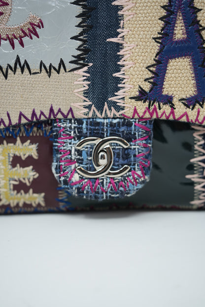 Pre-Owned Chanel 2012 Jumbo Patchwork Single Flap Bag