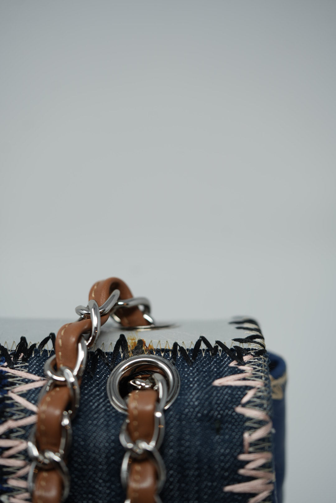 Pre-Owned Chanel 2012 Jumbo Patchwork Single Flap Bag