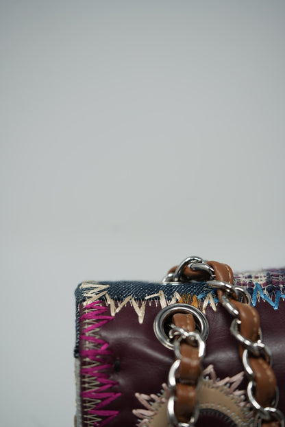 Pre-Owned Chanel 2012 Jumbo Patchwork Single Flap Bag