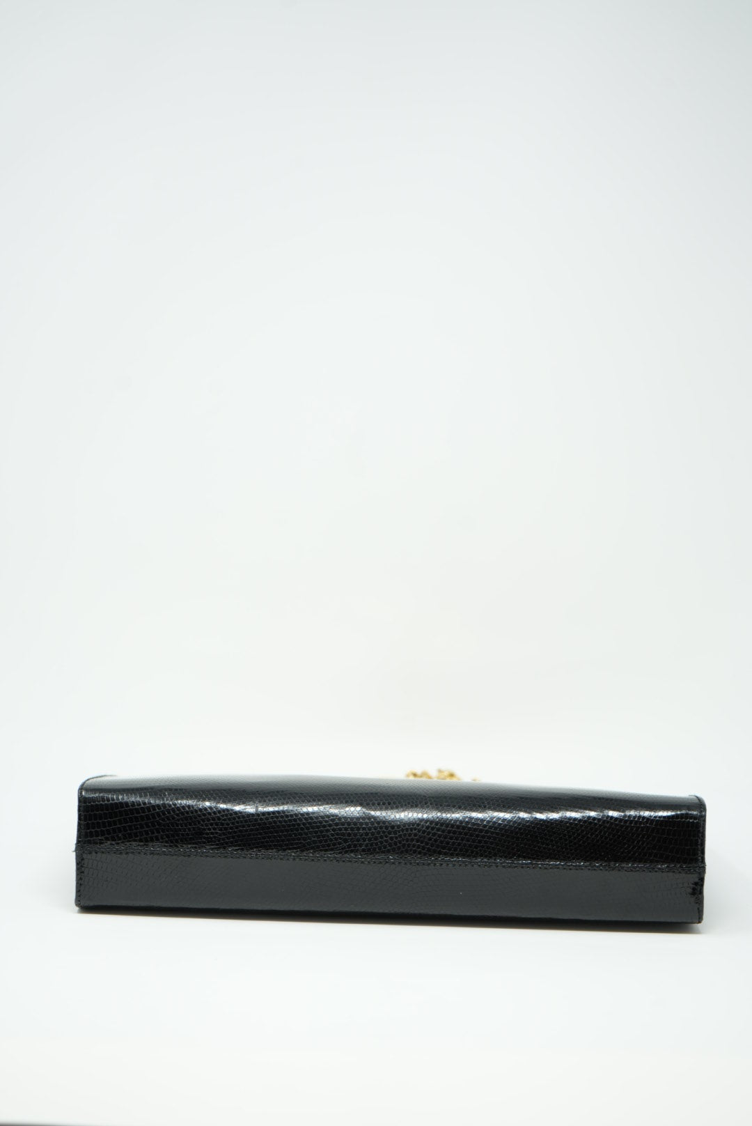 Salvatore Ferragamo Gancini Shoulder Bag Black Calfskin