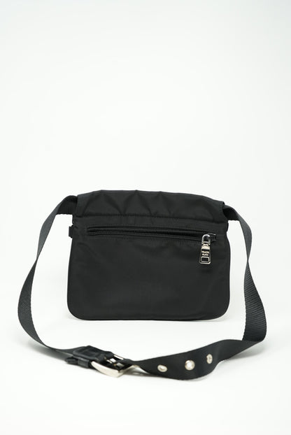 Prada Nylon Mini Shoulder Bag Black
