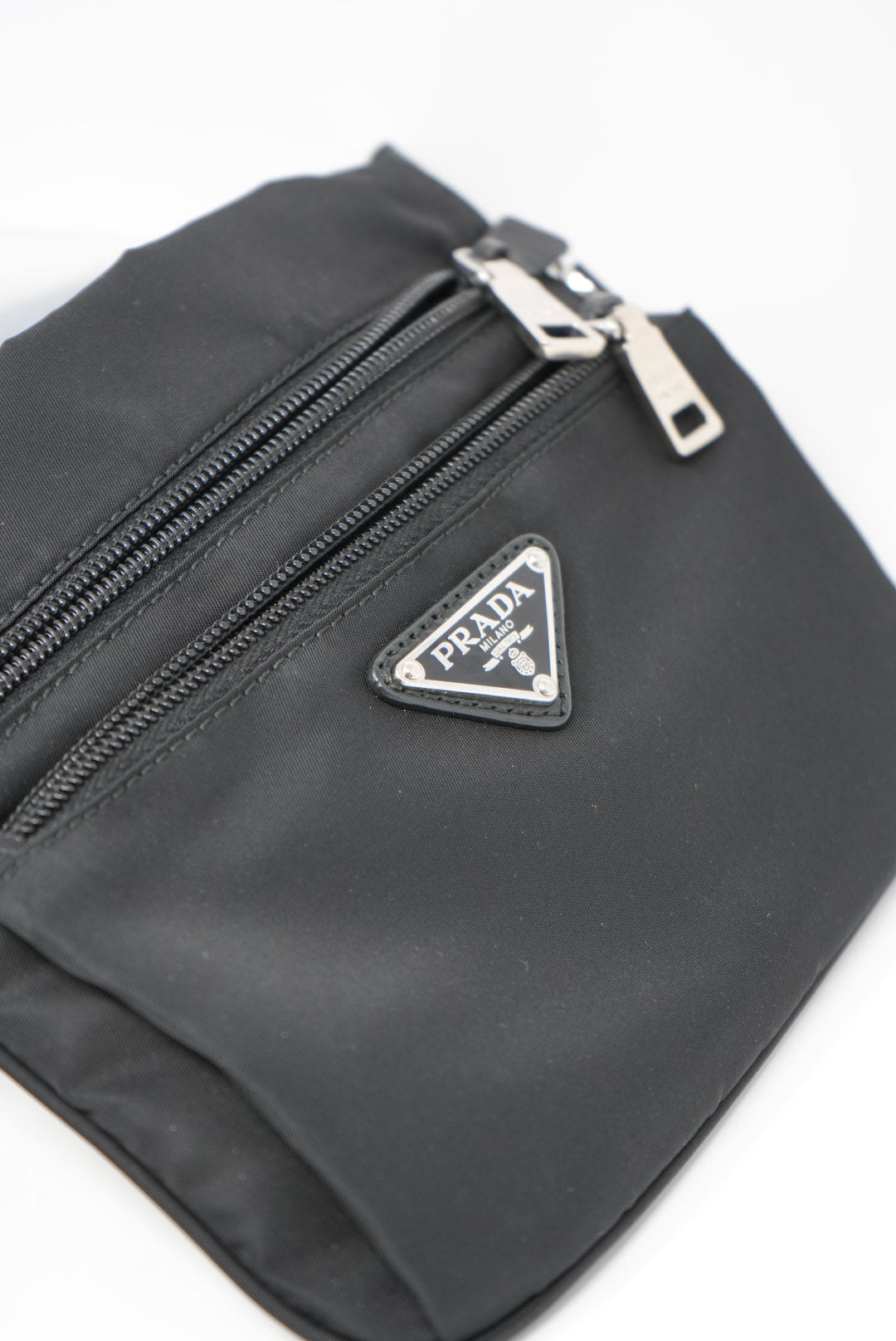 Prada Nylon Mini Shoulder Bag Black