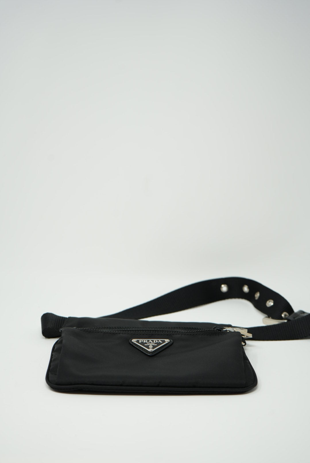 Prada Nylon Mini Shoulder Bag Black