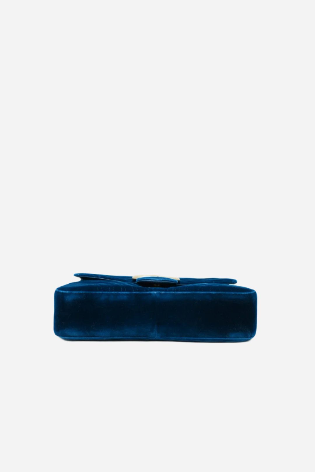 Gucci Blue Velvet GG Marmont Medium