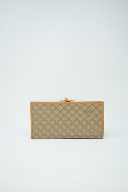 Celine Vintage Triomphe Long Wallet