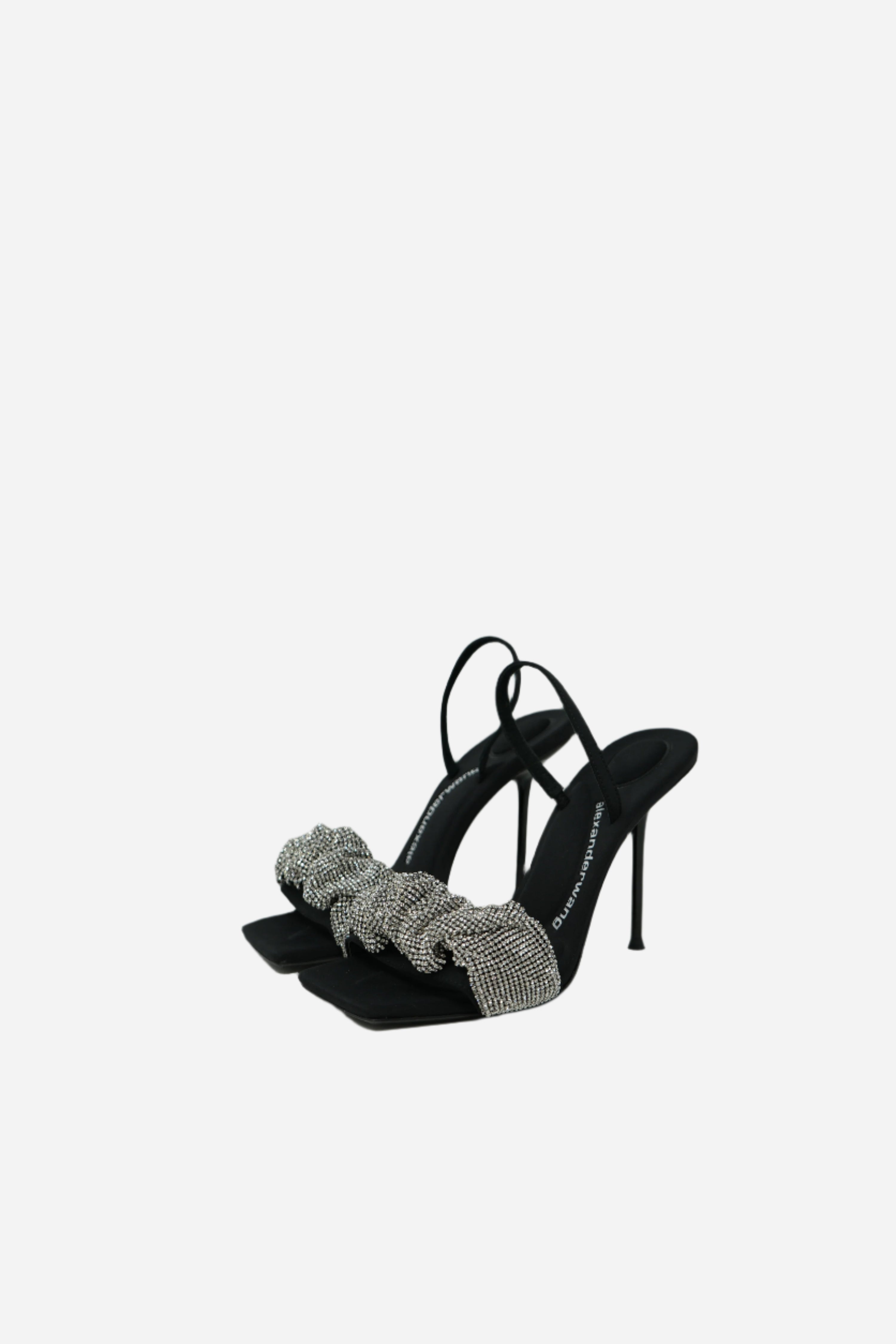 AlexanderWang Crystal Scrunchie Sandals