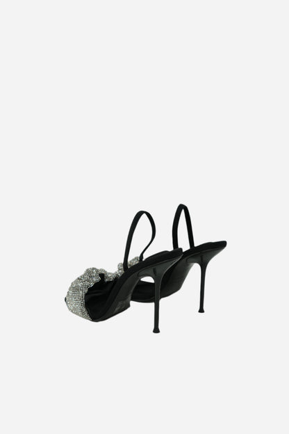 AlexanderWang Crystal Scrunchie Sandals