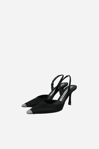 Alexander Wang Satin Slingback Heels