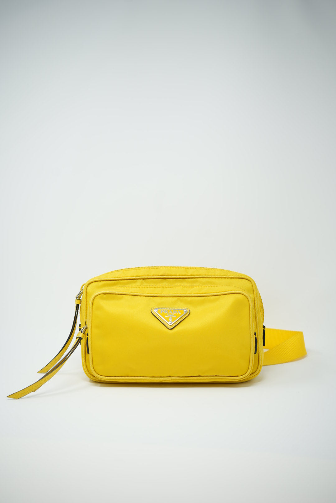 Prada Nylon Belt Bag Yellow