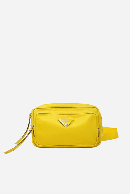 Prada Nylon Belt Bag Yellow
