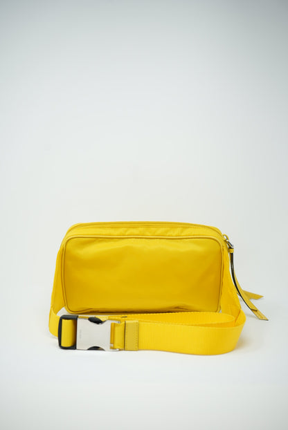 Prada Nylon Belt Bag Yellow