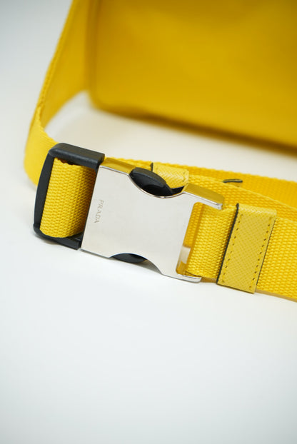 Prada Nylon Belt Bag Yellow