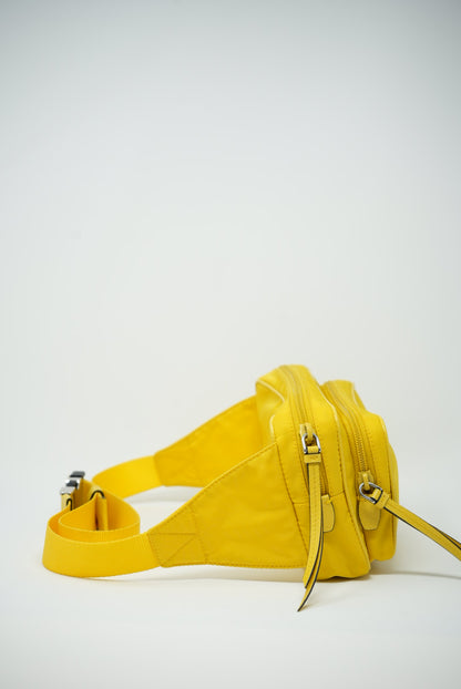 Prada Nylon Belt Bag Yellow