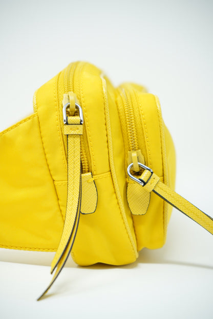 Prada Nylon Belt Bag Yellow