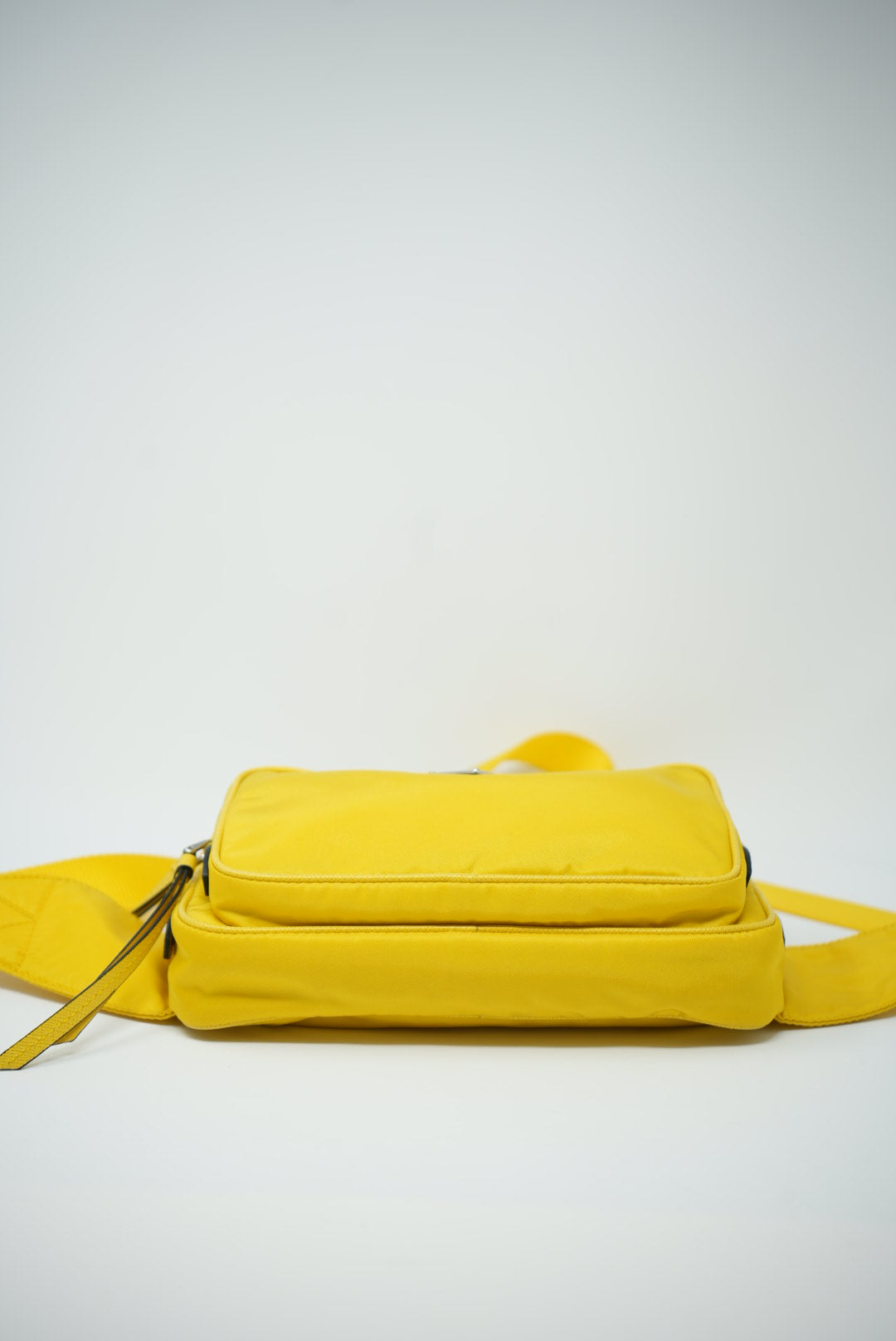 Prada Nylon Belt Bag Yellow