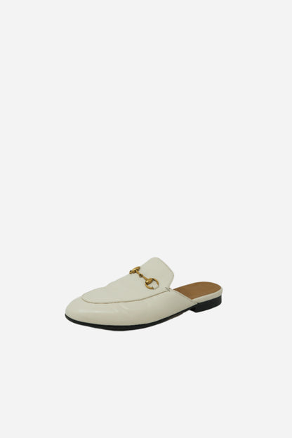 Gucci White Princetown slipper