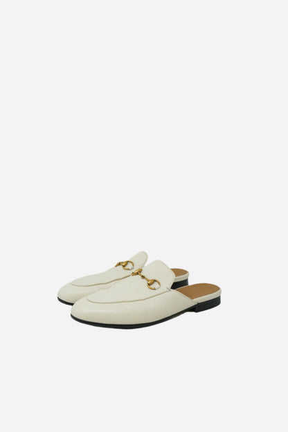 Gucci White Princetown slipper