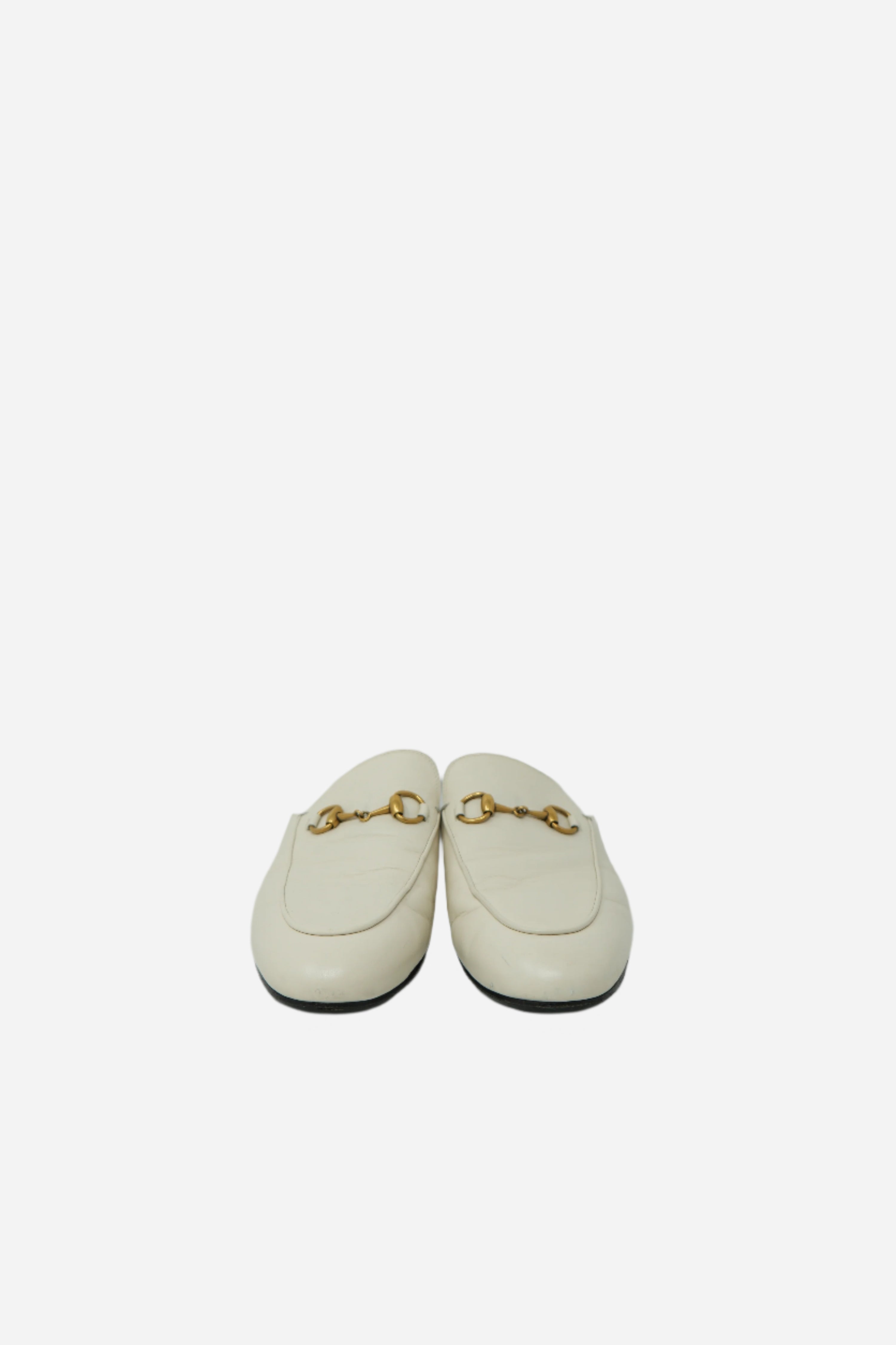 Gucci White Princetown slipper