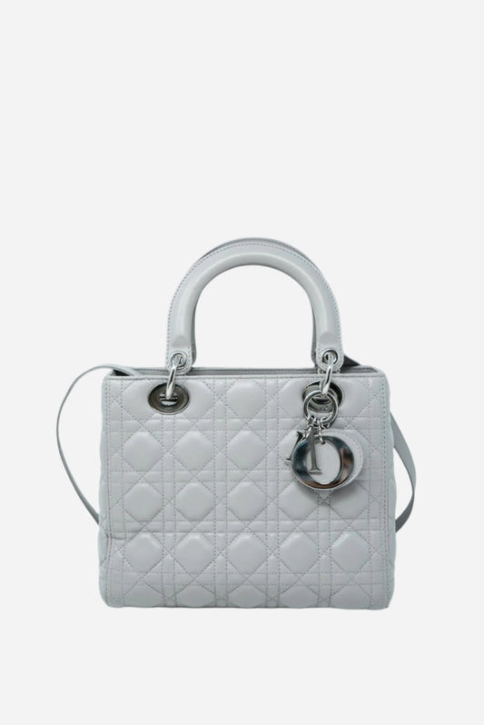 Dior Lady Dioriviera Small Coral Cannage