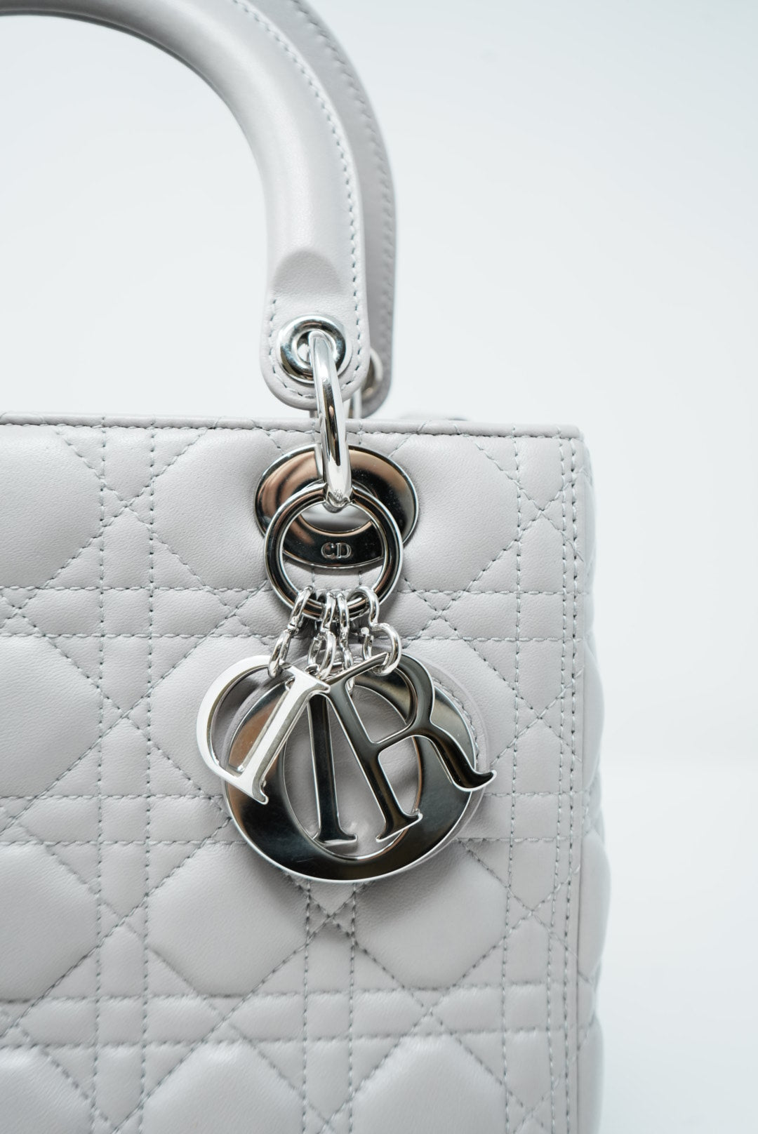Dior Lady Dioriviera Small Coral Cannage