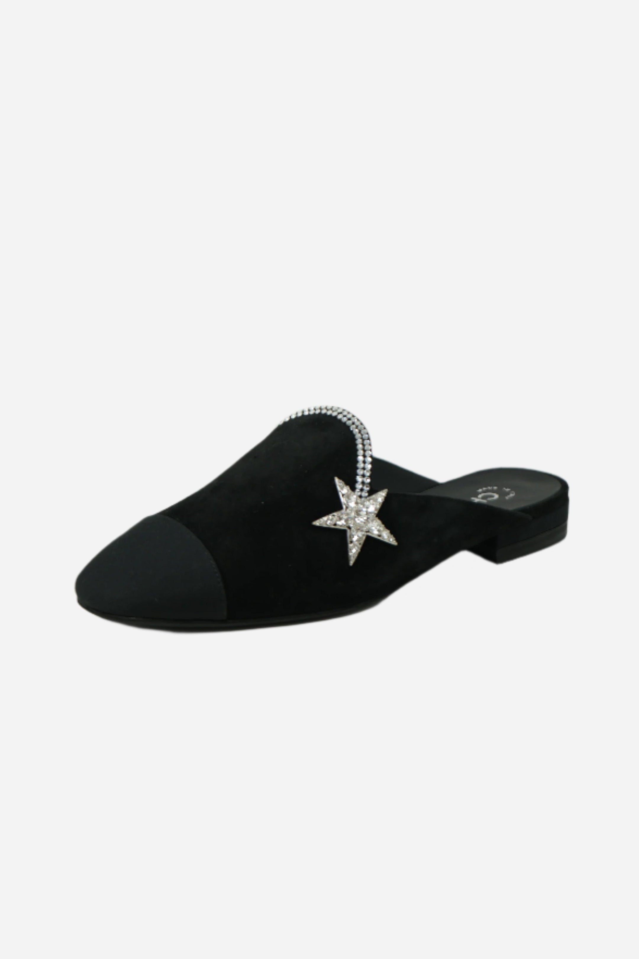 Pre-Owned Chanel Suede Mules Size 36.5