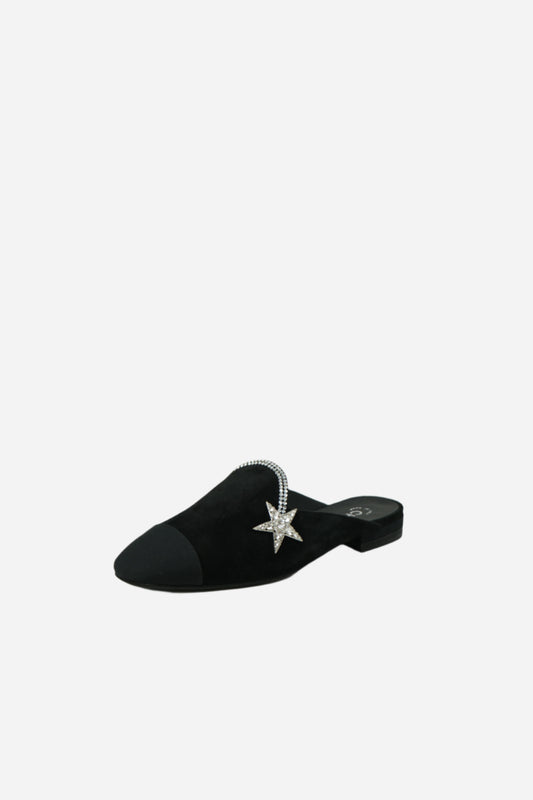 Pre-Owned Chanel Suede Mules