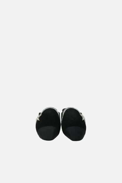 Pre-Owned Chanel Suede Mules