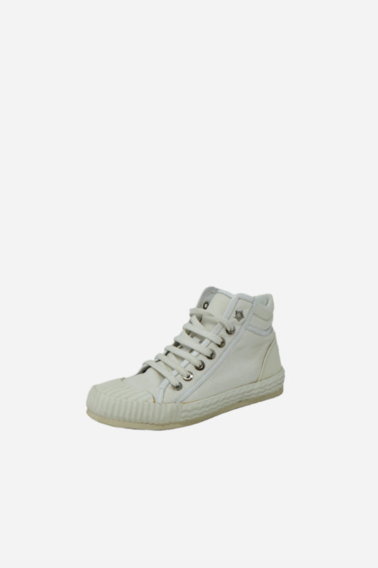 Jimmy Choo High-top Canvas Sneakers