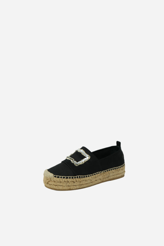 Roger Vivier Sequin Buckle Espadrilles