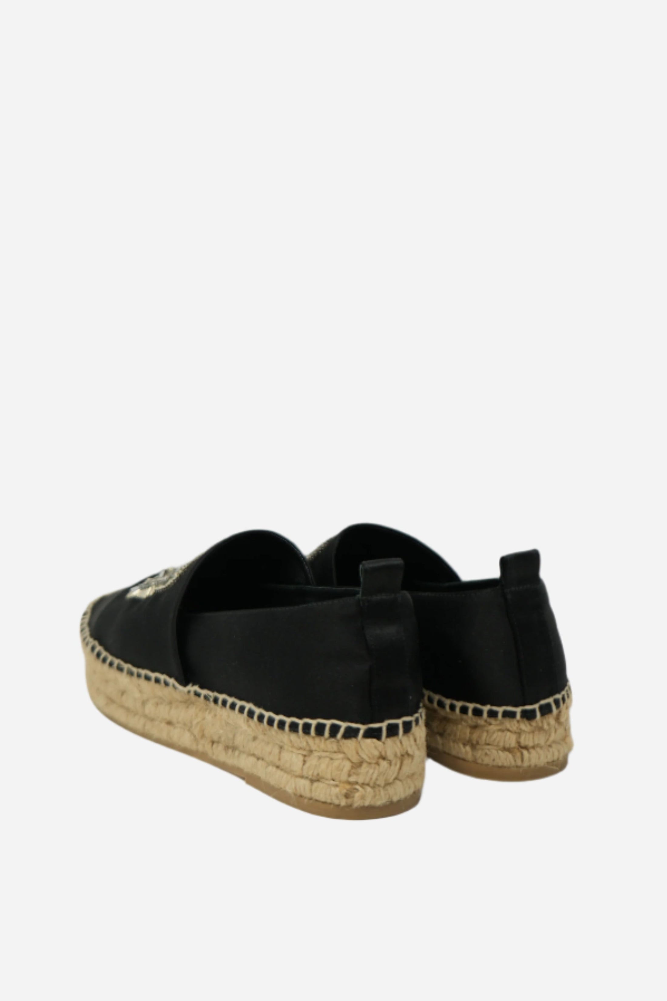 Roger Vivier Sequin Buckle Espadrilles Size 36.5