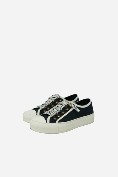 Dior Walk'n'Dior Navy Canvas Sneakers