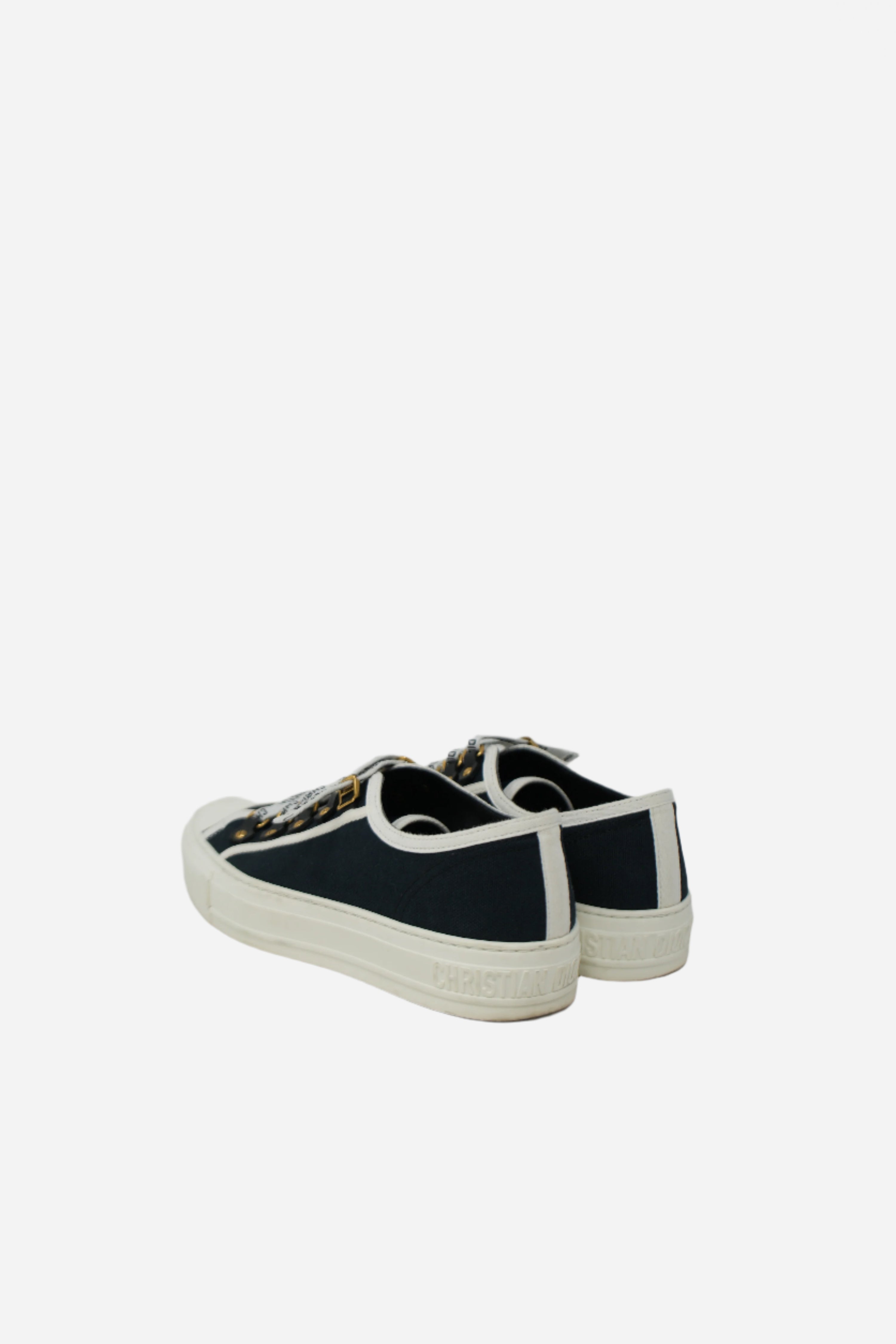 Dior Walk'n'Dior Navy Canvas Sneakers