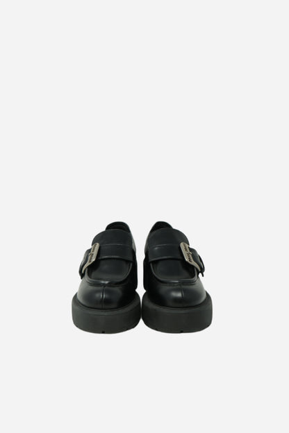 Miu Miu Calfskin Platform Loafers