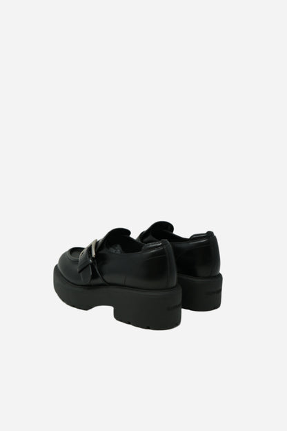 Miu Miu Calfskin Platform Loafers
