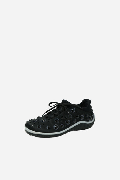 Miu Miu Embellished Nylon Sneakers