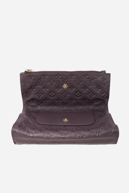 Louis Vuitton monogram empreinte petillante clutch