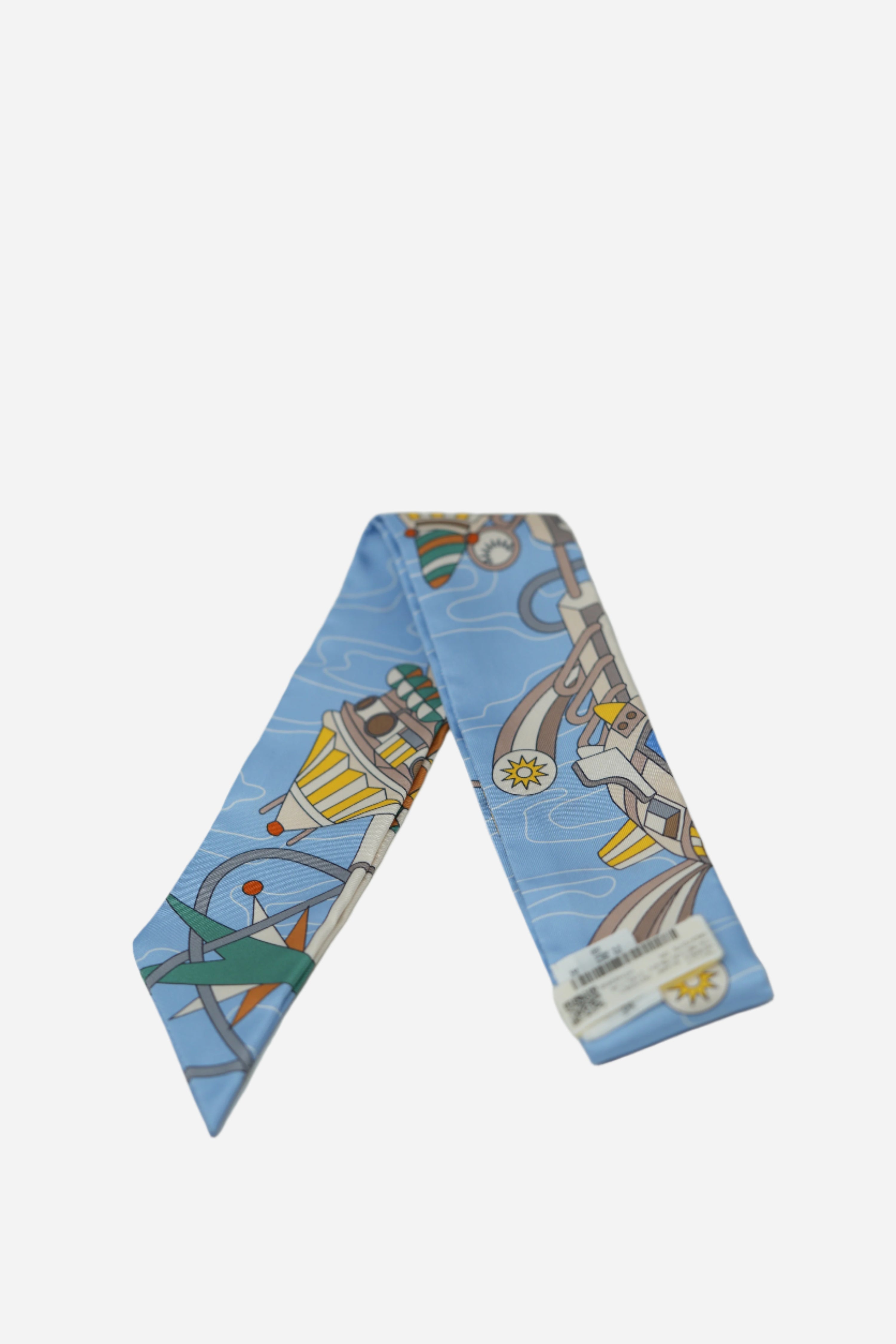Hermes Twilly Scarf Odyssey Blue NWT W/box