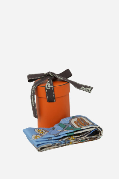Hermes Twilly Scarf Odyssey Blue NWT W/box