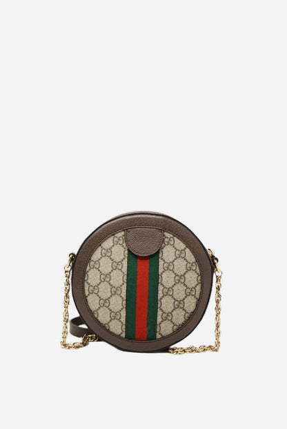 Gucci OPHIDIA GG MINI ROUND BAG