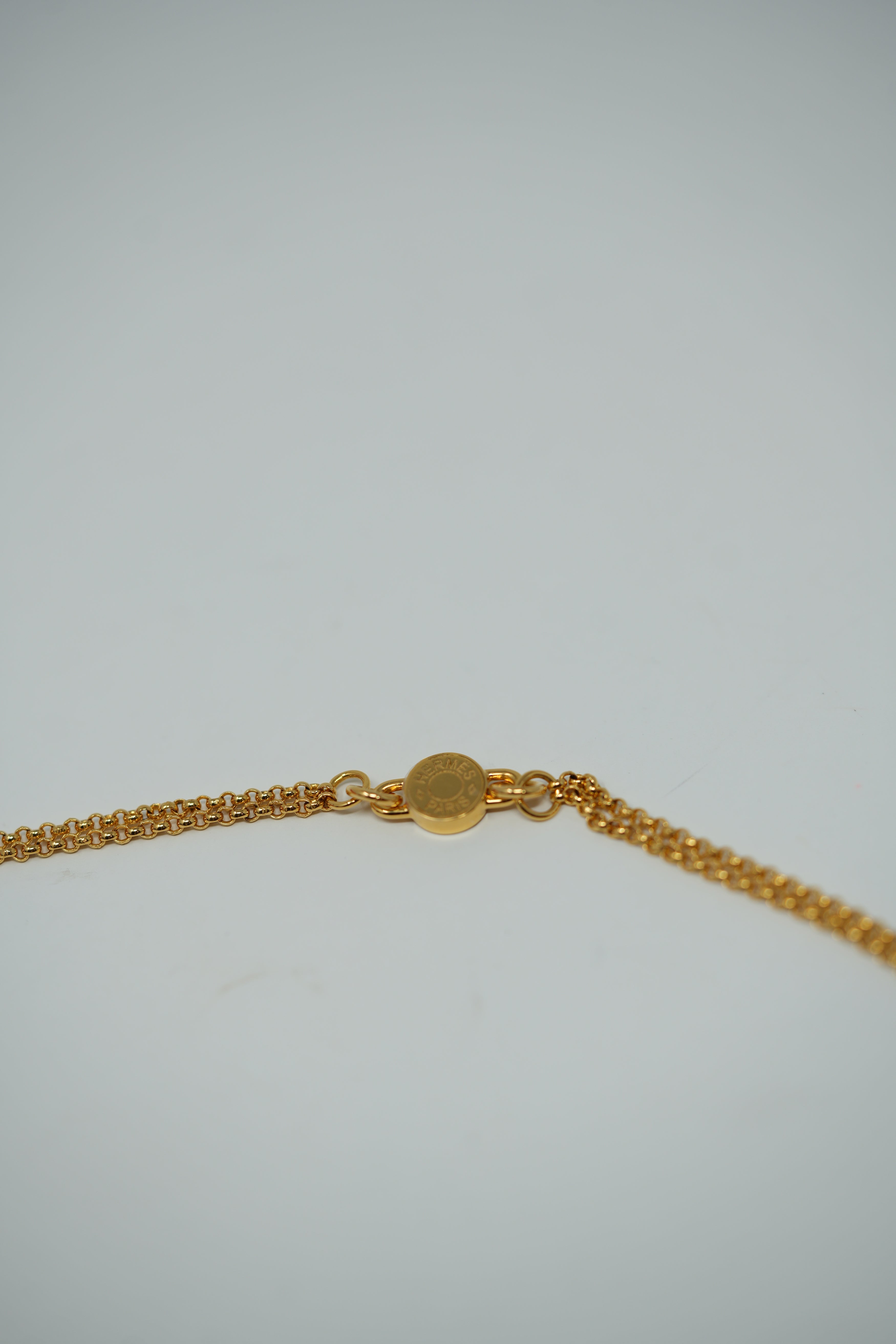 Hermes Charniere Pendant W/box